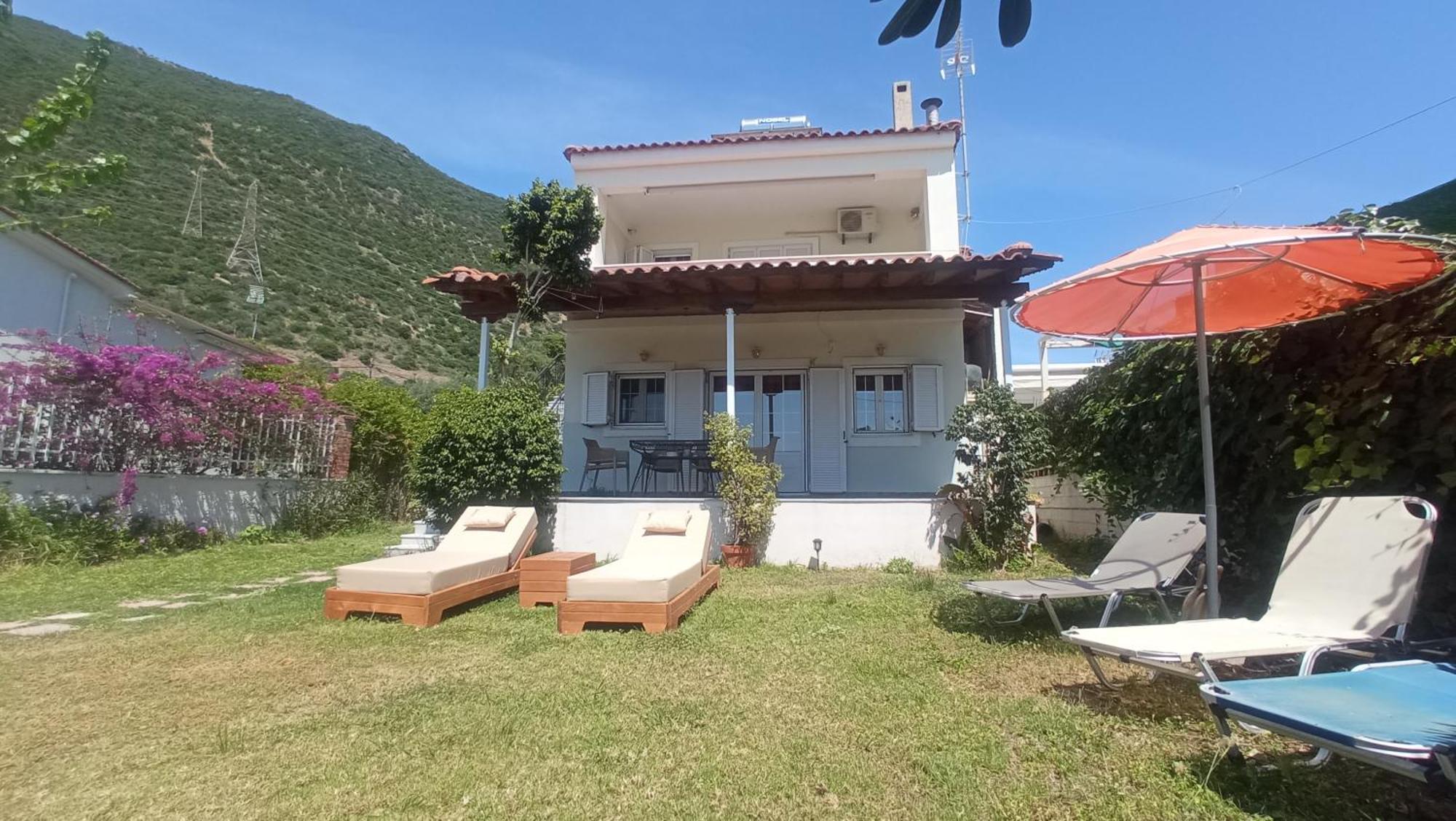 Ferienhaus Seafront Loulas House Nearby Nafpaktos *